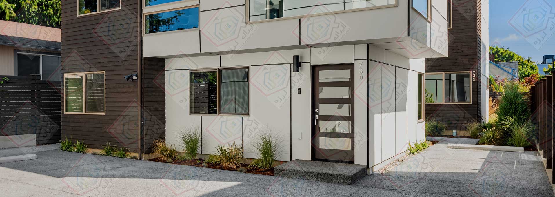 نمونه ساختمان ساخته‌شده با مصالح ساختمانی استاندارد